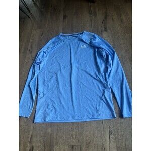 UNDER ARMOUR Compression Crew Neck Blue Activewear long sleeve Men's Size 3XL